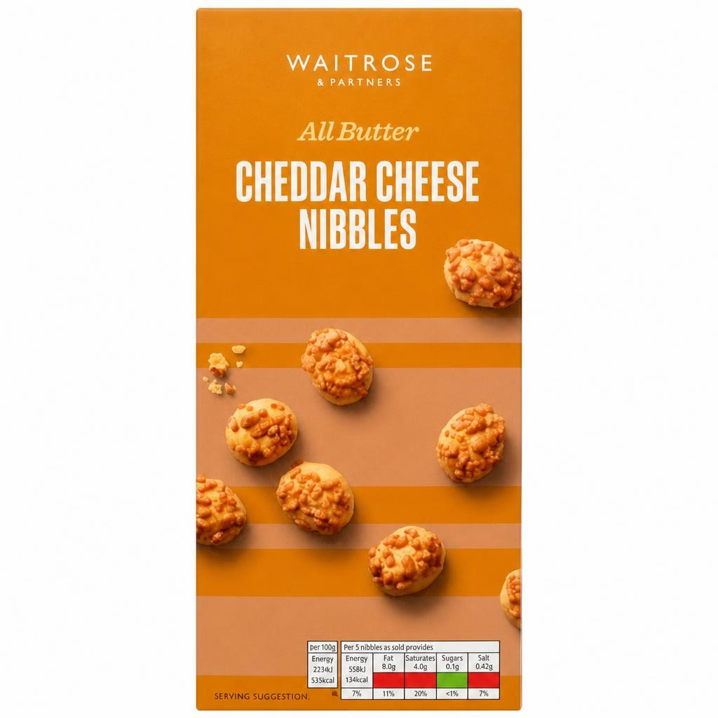 Waitrose All Butter Cheddar Cheese Nibbles
