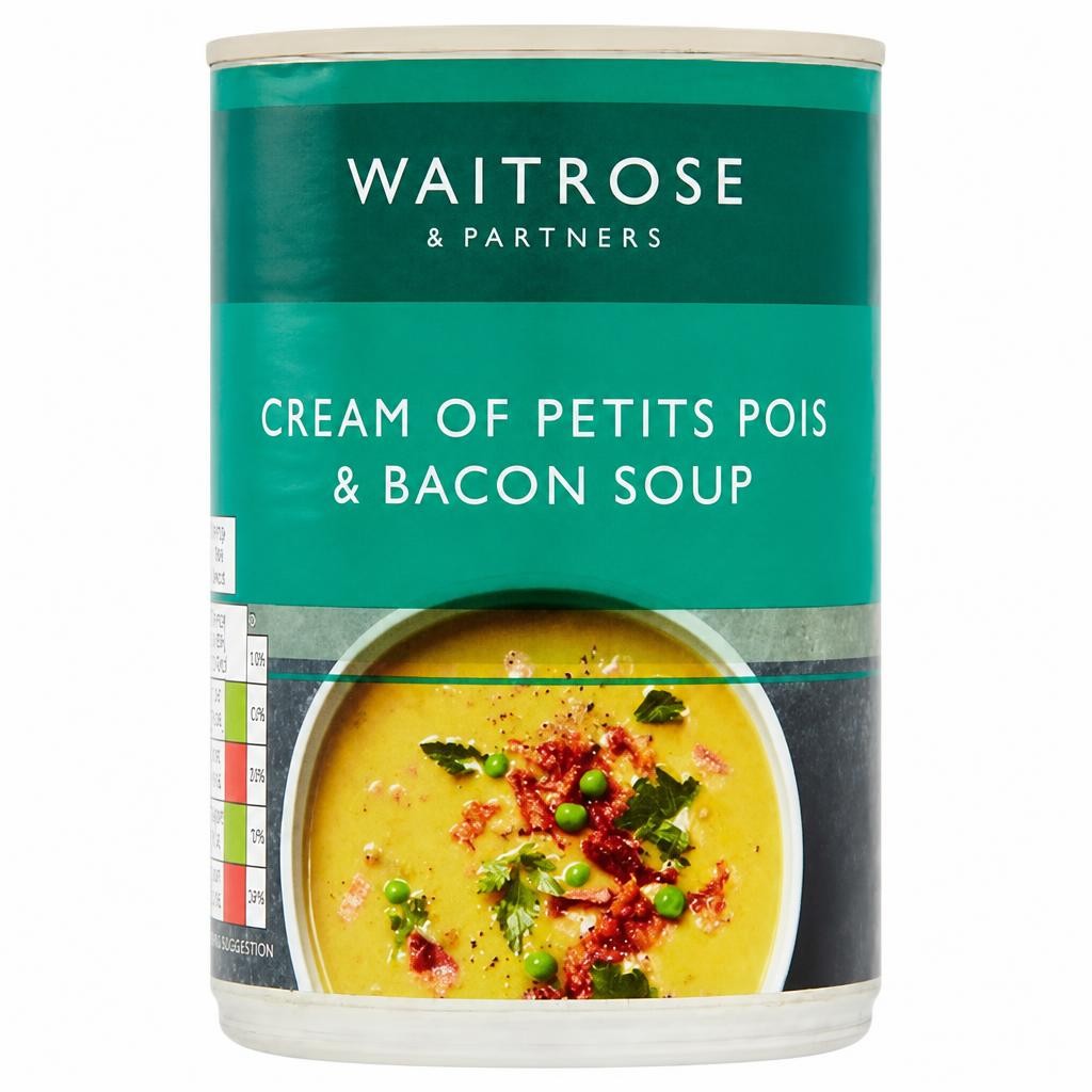Waitrose Cream of Petits Pois & Bacon Soup
