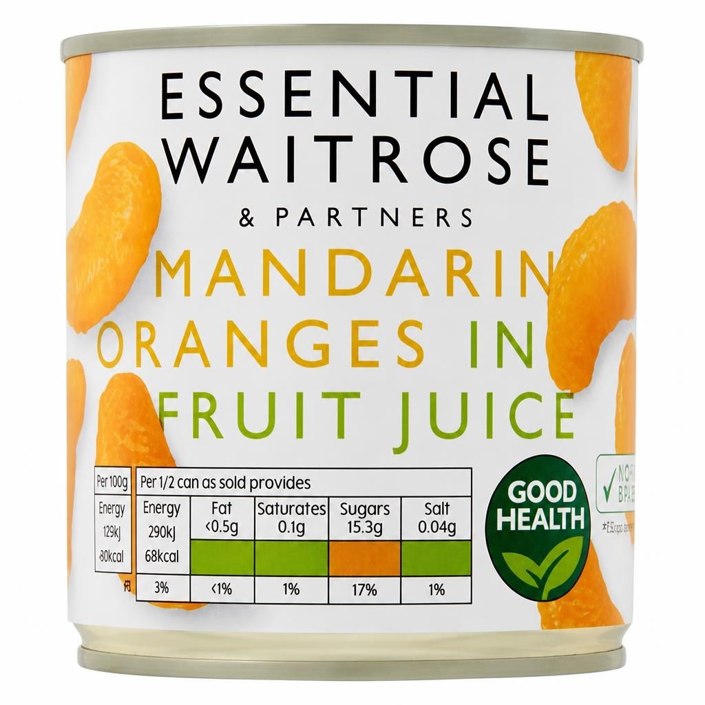 Essential Mandarin Orange in Fruit Juice