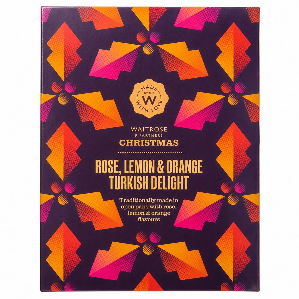 Waitrose Christmas Rose, Lemon & Orange Turkish Delight