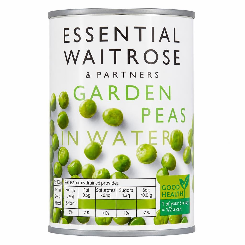 Essential Garden Peas in Water