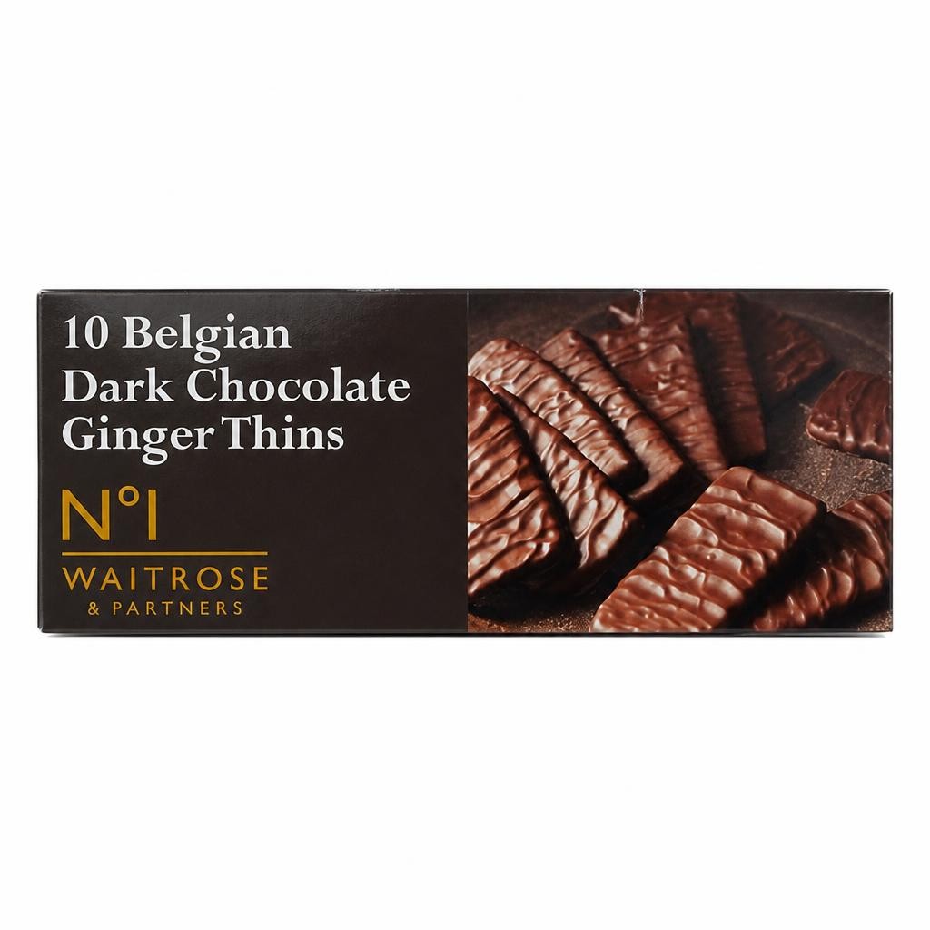 No.1 Dark Chocolate & Ginger Thins