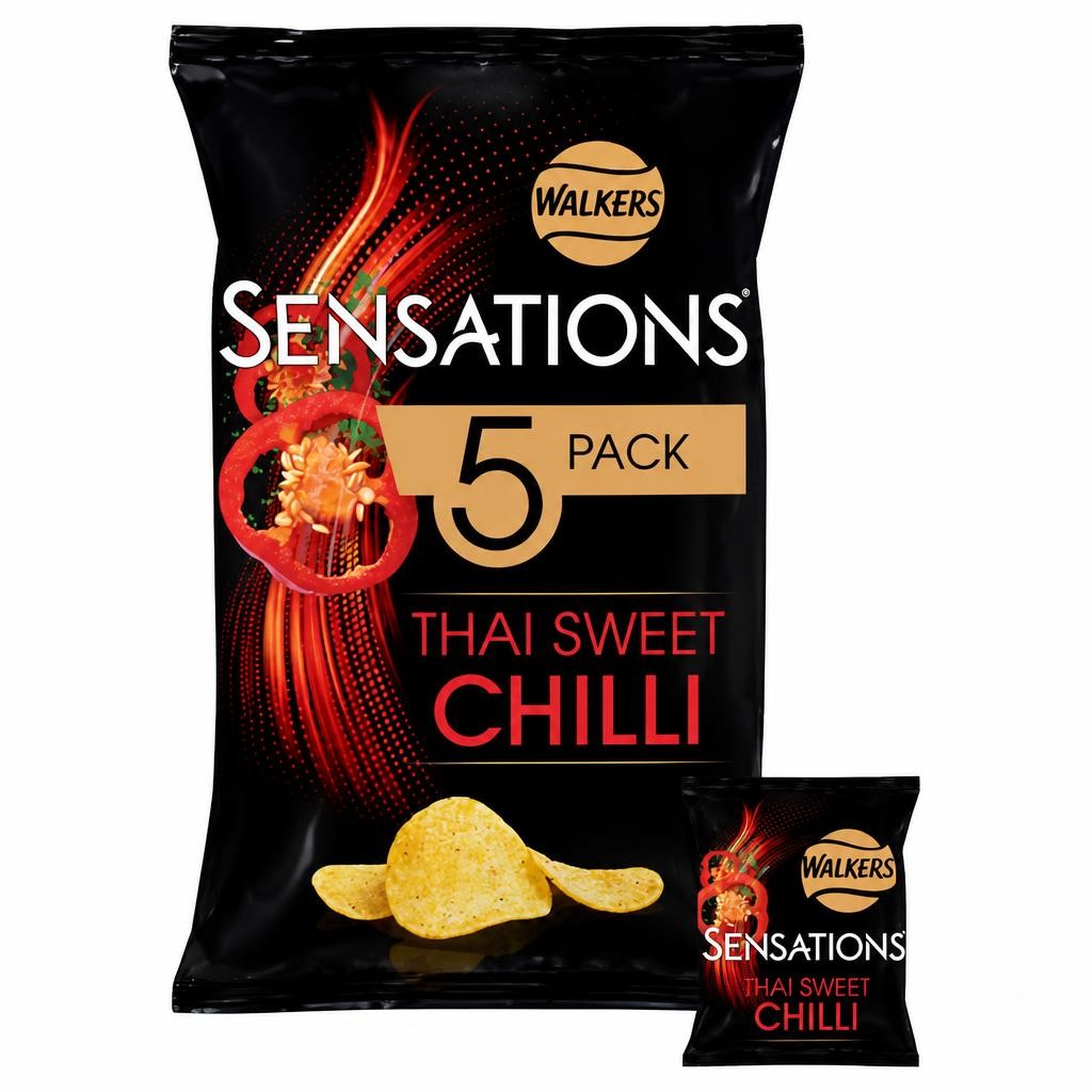 Walkers Sensations Thai Sweet Chilli Multipack Crisps