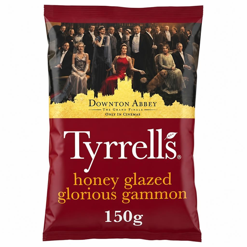 Tyrrells Honey Glazed Glorious Gammon Sharing Crisps