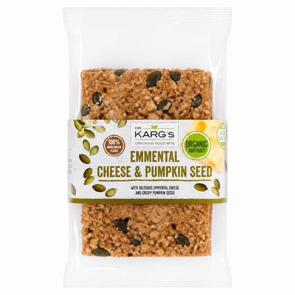 Dr. Karg's Organic Cheese & Pumpkin Crispbread