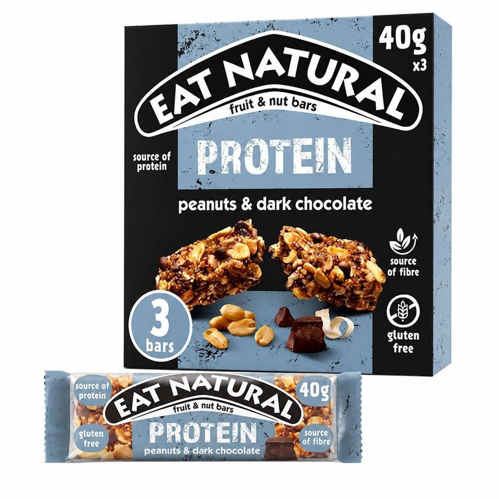 Eat Natural Protein Packed Peanuts & Chocolate Multipack 3 Bars