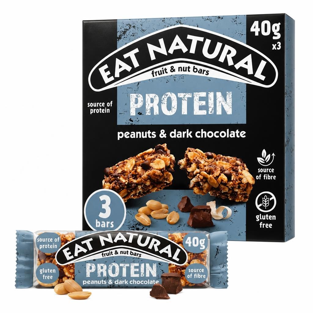Eat Natural Protein Packed Peanuts & Chocolate Multipack 3 Bars