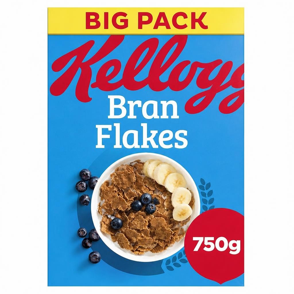 Kellogg's Bran Flakes Breakfast Cereal Large Pack 750g