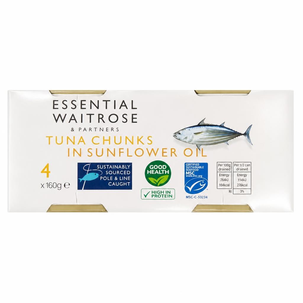 Essential MSC Tuna Chunks in Sunflower Oil