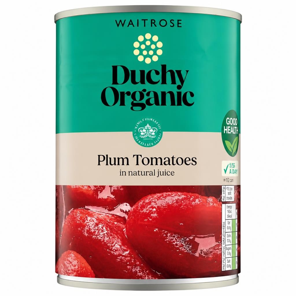 Duchy Organic Plum Tomatoes in Natural Juice