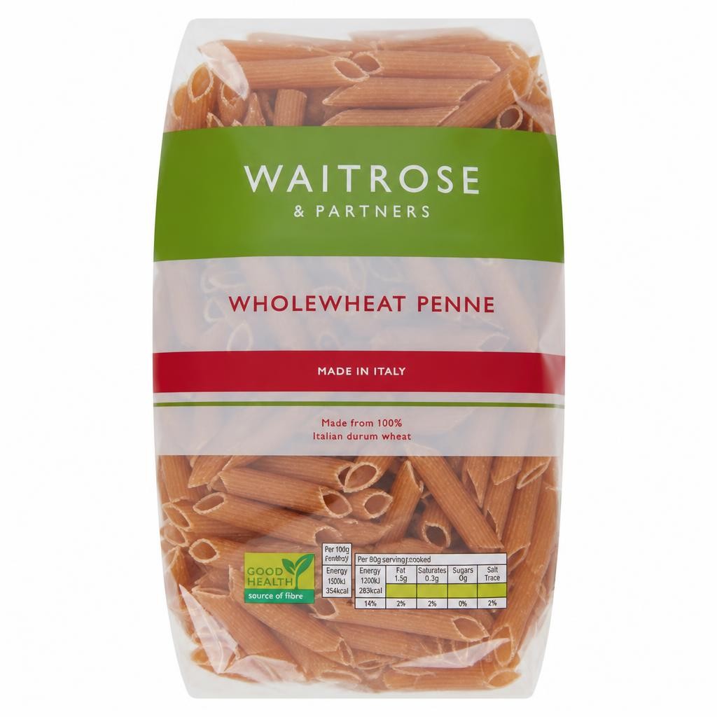 Waitrose Wholewheat Penne