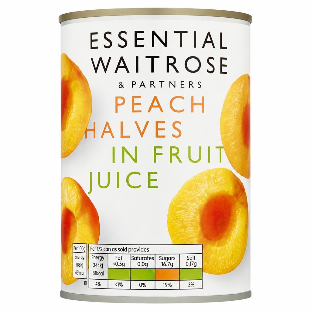 Essential Peach Halves in Fruit Juice