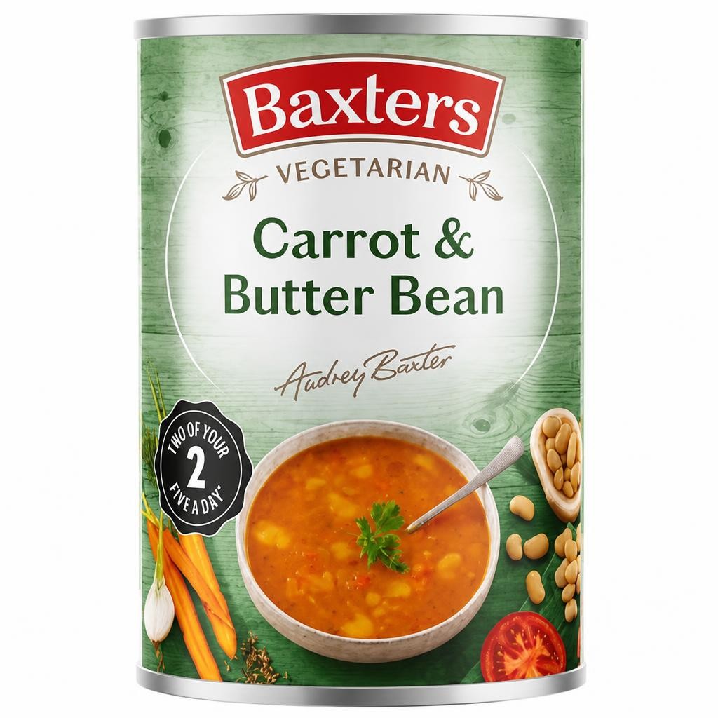 Baxters Vegetarian Soup Carrot & Butterbean