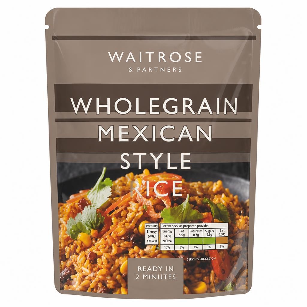 Waitrose Wholegrain Mexican Style Rice