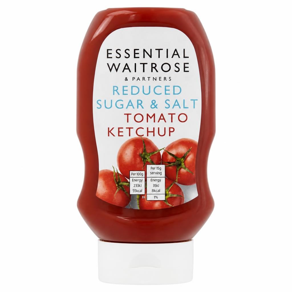 Essential Reduced Sugar & Salt Ketchup