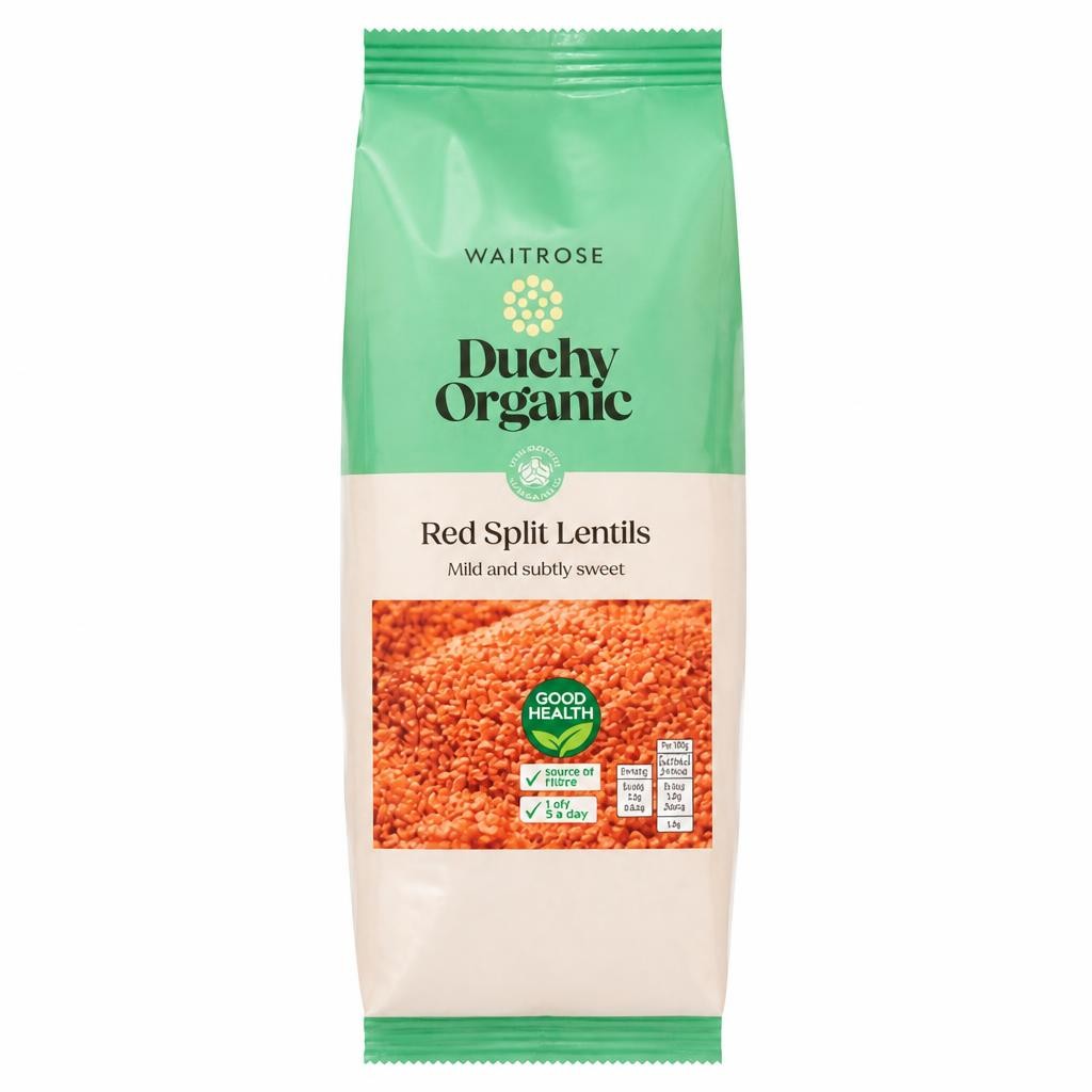 Duchy Organic Red Split Lentils