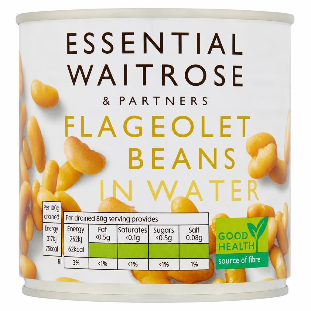 Essential Flageolet Beans in Water