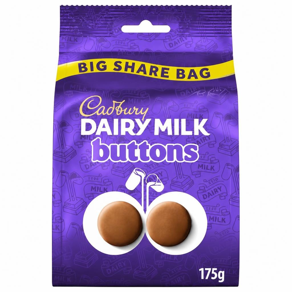 Cadbury Dairy Milk Giant Buttons Sharing Chocolate Bag