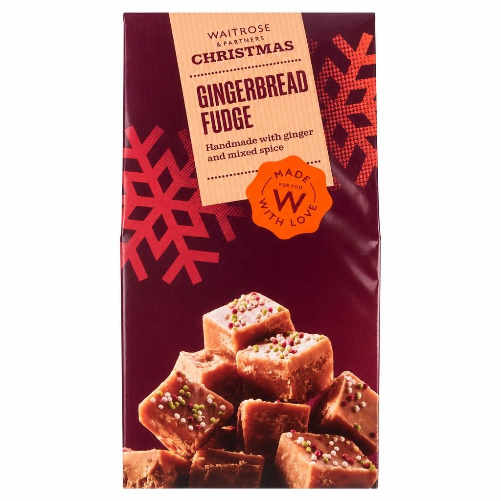 Waitrose Christmas Gingerbread Fudge