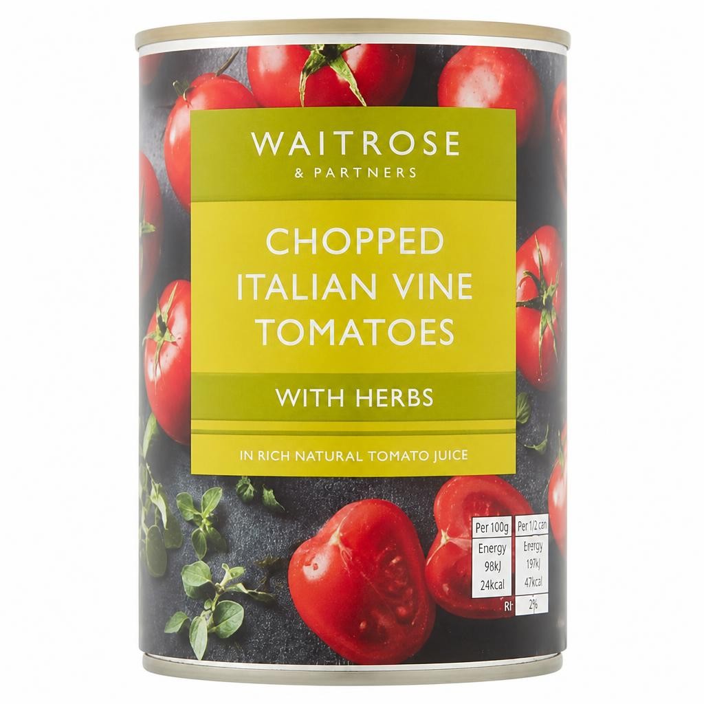 Waitrose Chopped Tomatoes with Chopped Herbs