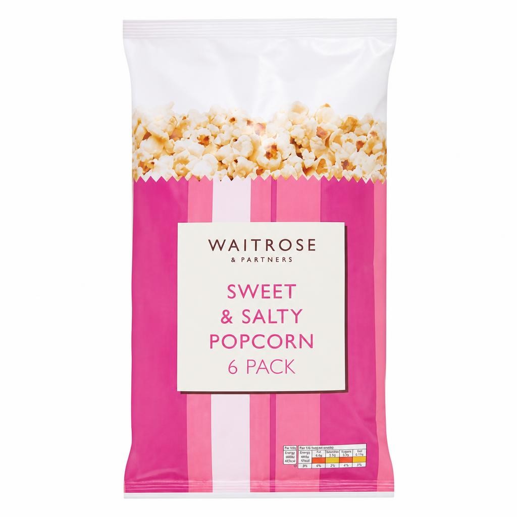 Waitrose Sweet & Salty Popcorn Multipack