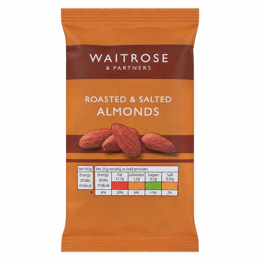 Waitrose Roasted Salted Almonds