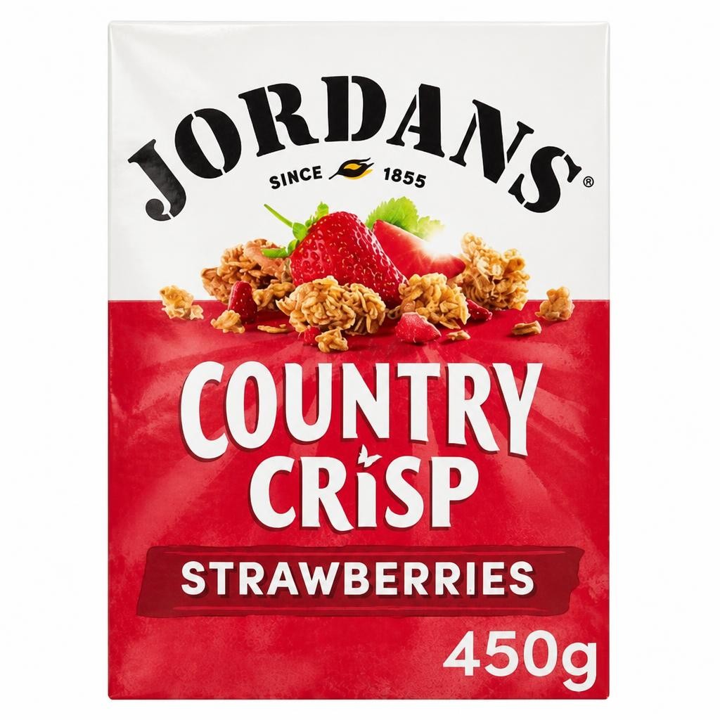 Jordans Country Crisp Sun-Ripe Strawberry Breakfast Cereal