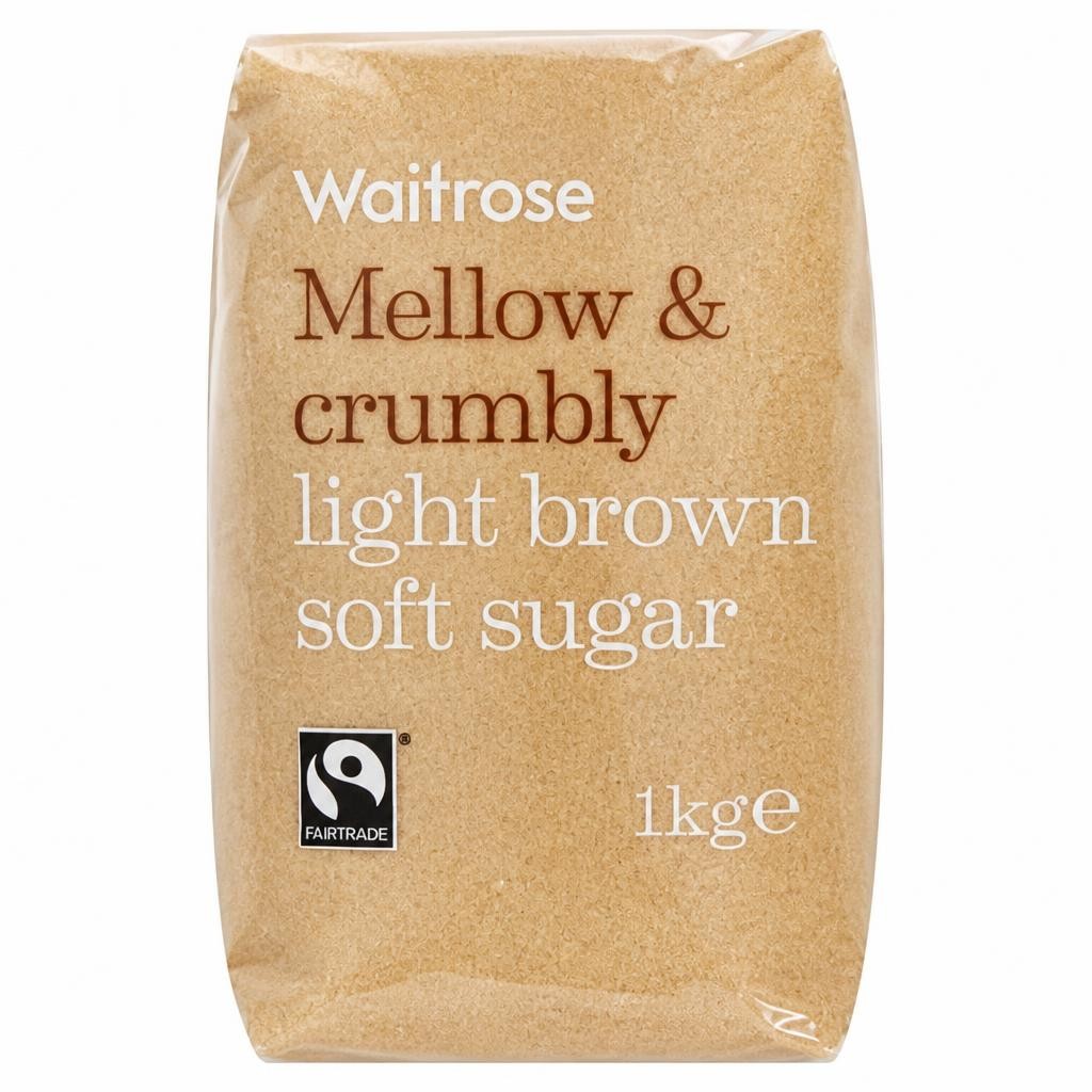 Waitrose Fairtrade Light Brown Soft Sugar