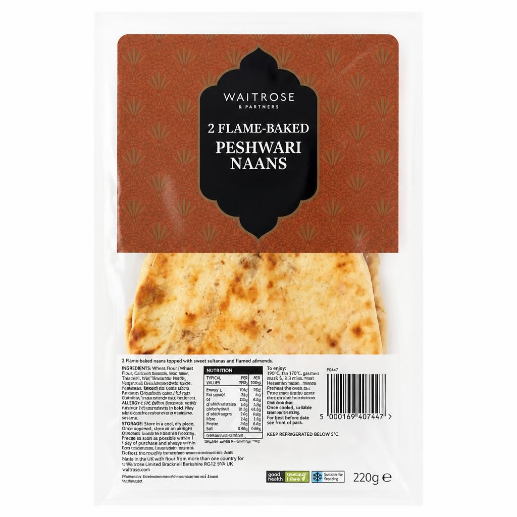 Waitrose Peshwari Naan