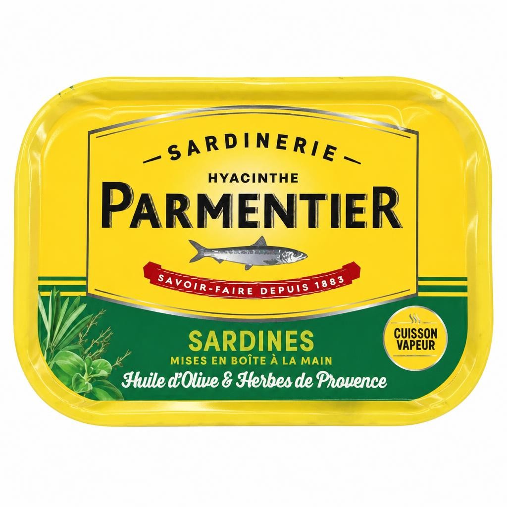 Parmentier Sardines in Oil, Herbs de Provence
