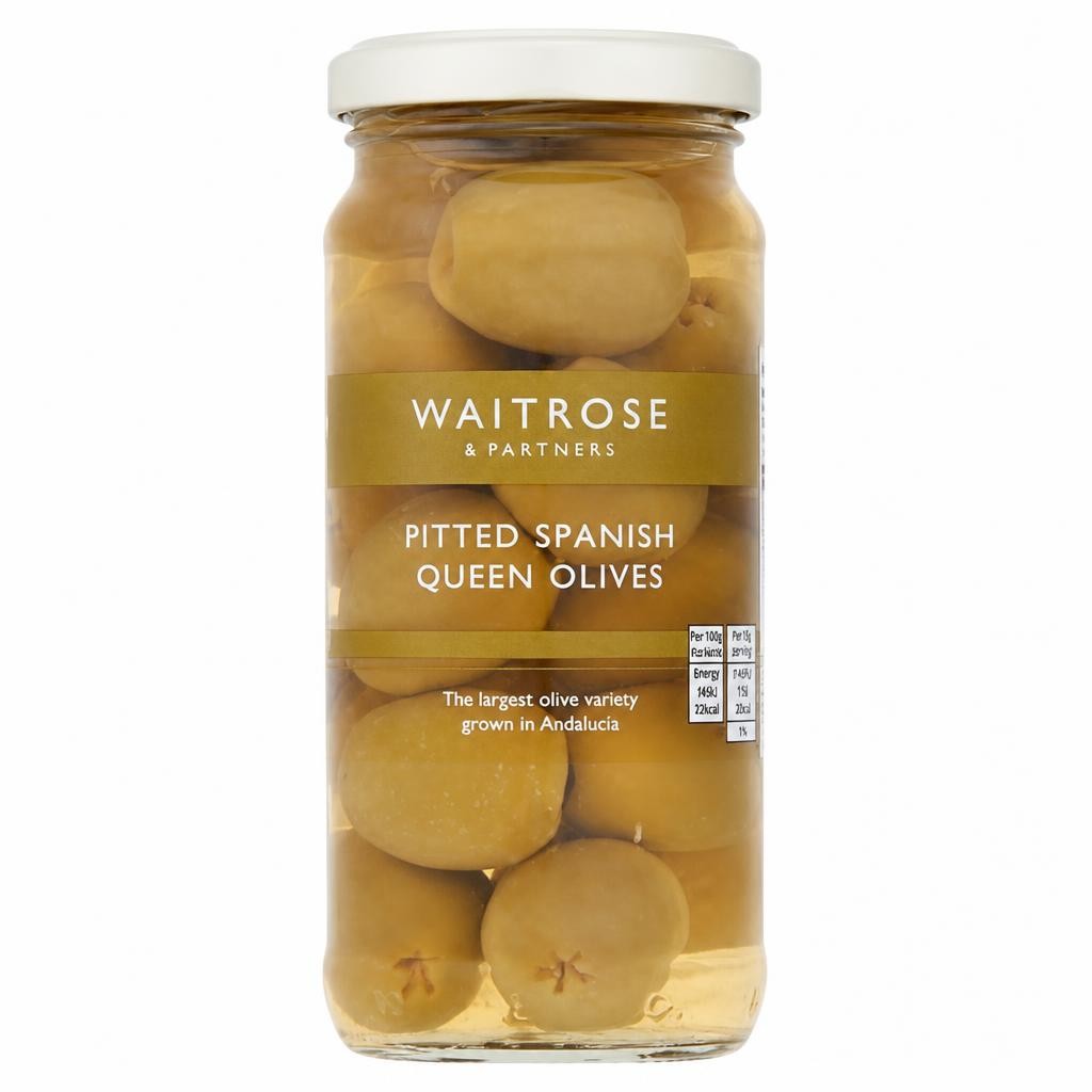 Waitrose Pitted Spanish Queen Olives