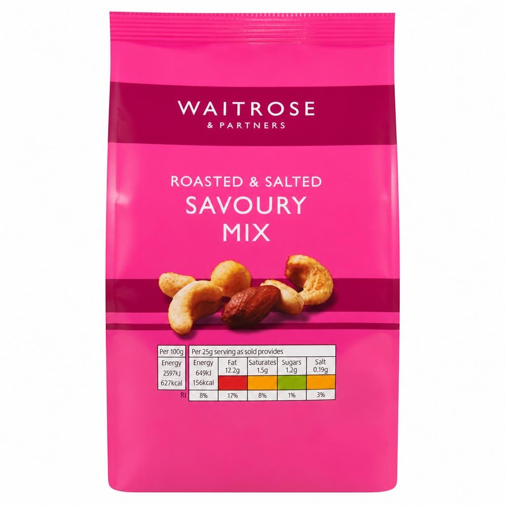 Waitrose Roasted Salted Savoury Mix