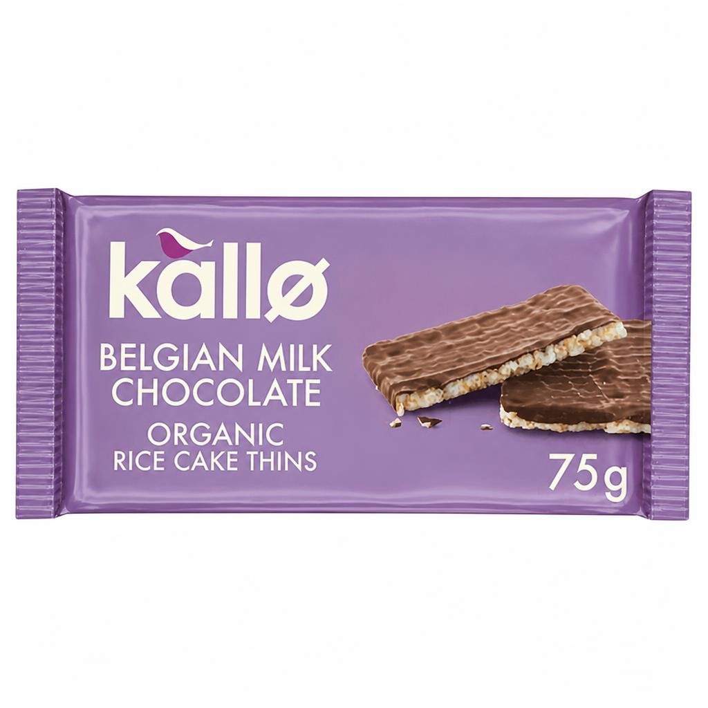 Kallo Milk Chocolate Rice Cake Thins