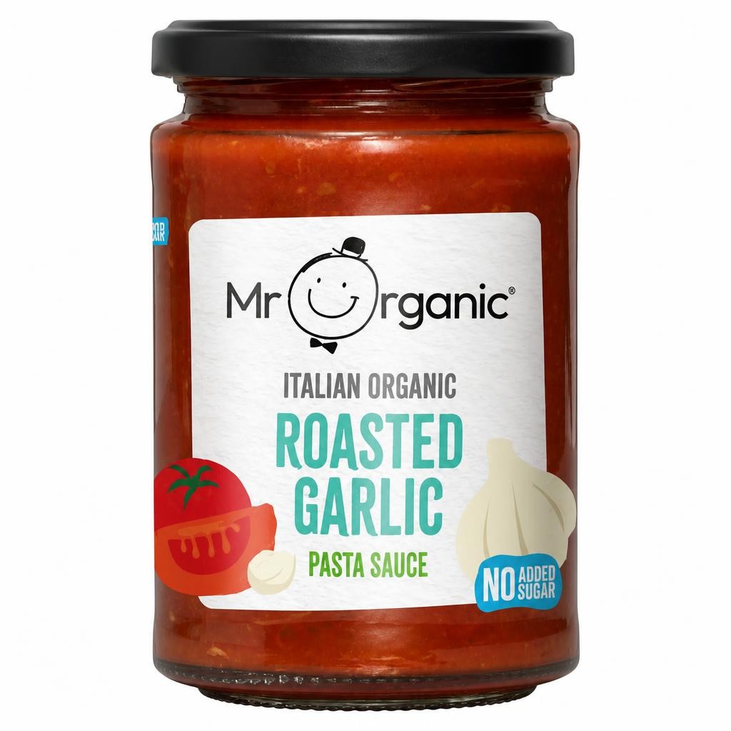 Mr Organic Roasted Garlic Pasta Sauce