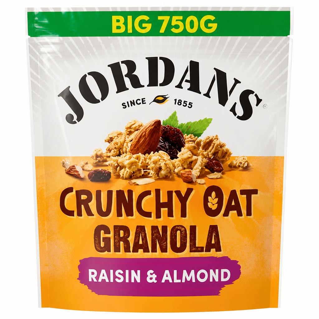 Jordans Crunchy Oat Granola Raisin & Almond Breakfast Cereal