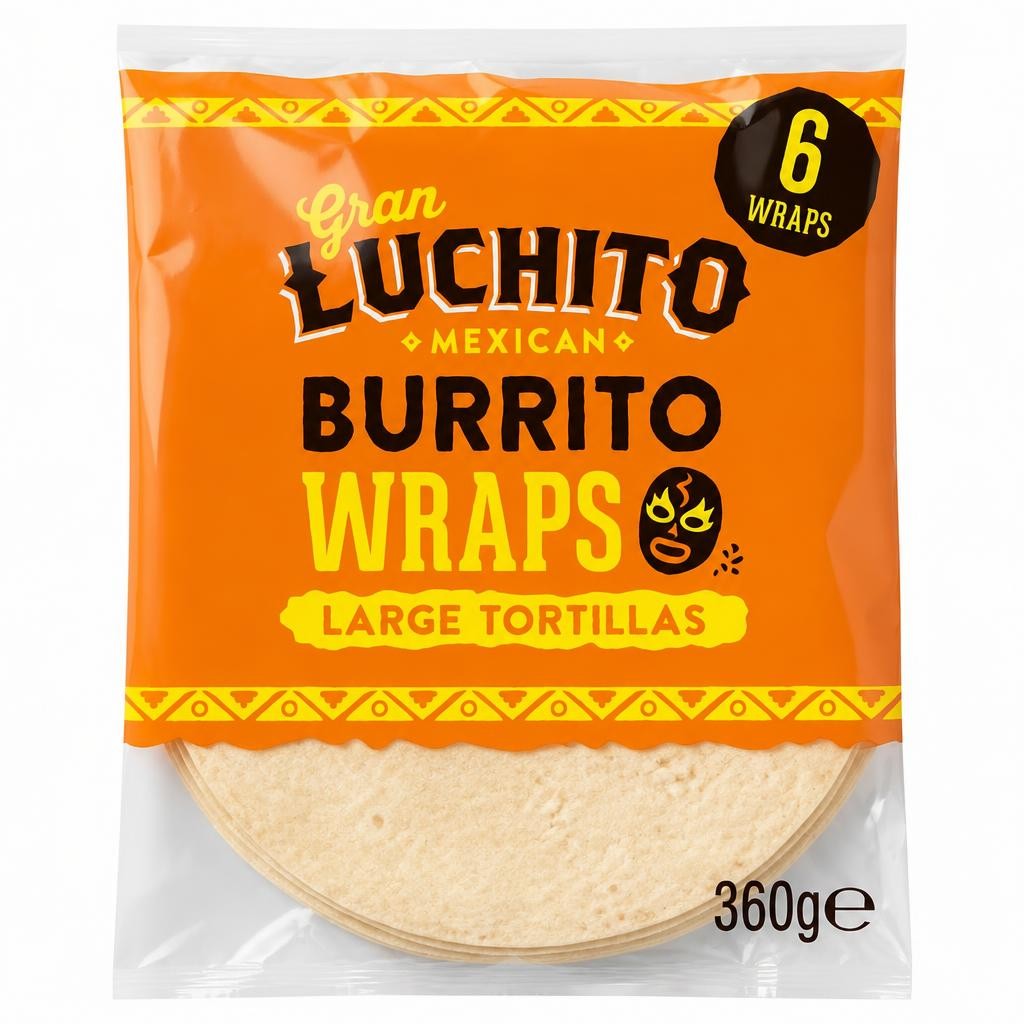 Gran Luchito Burrito Wraps