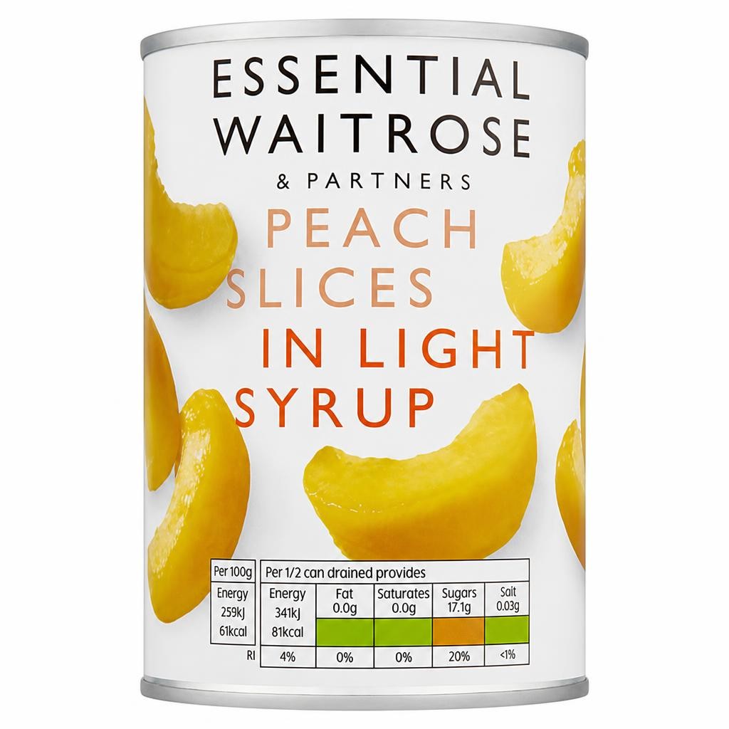 Essential Peach Slices in Light Syrup