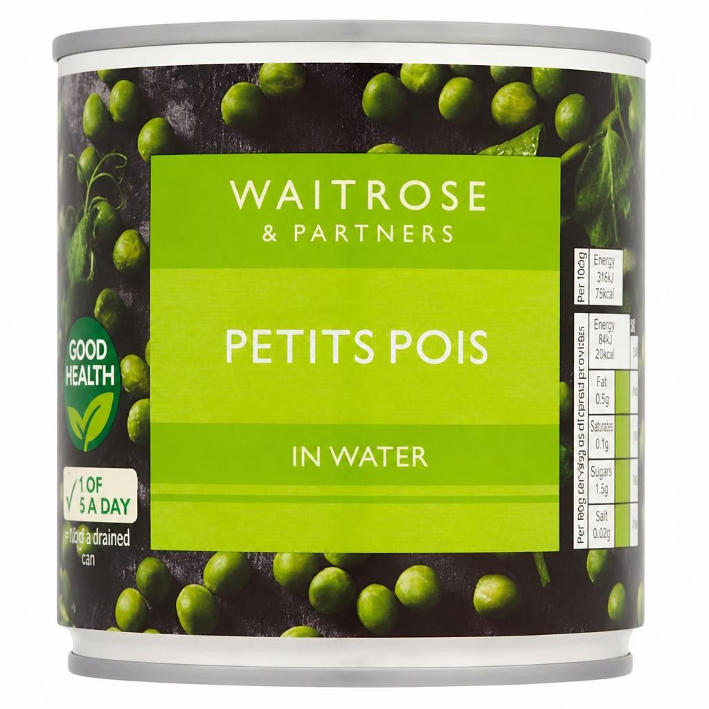 Waitrose Petits Pois in Water