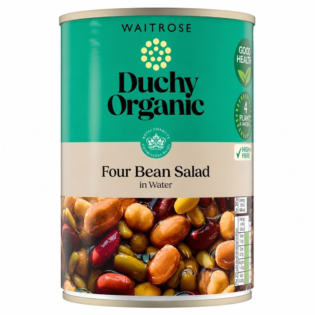Duchy Organic Four Bean Salad in Water