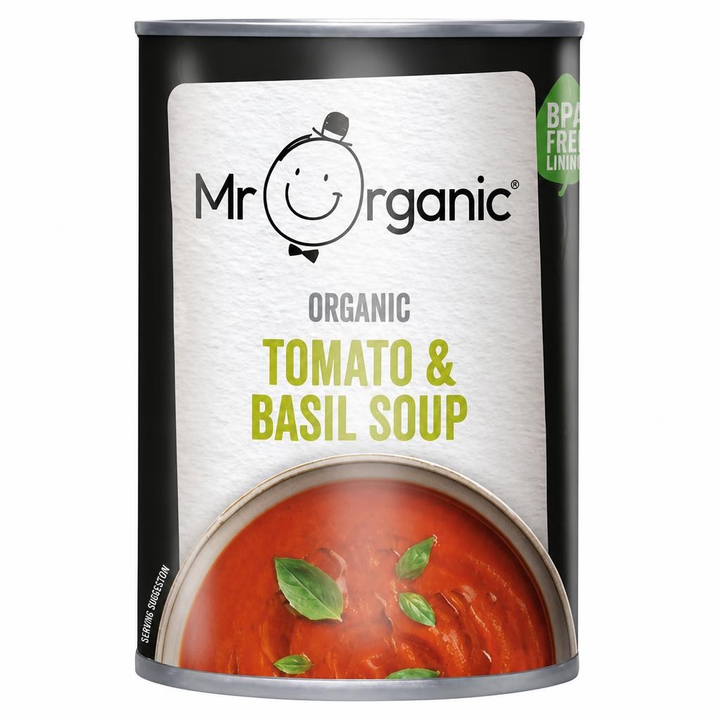 Mr Organic Tomato & Basil Soup