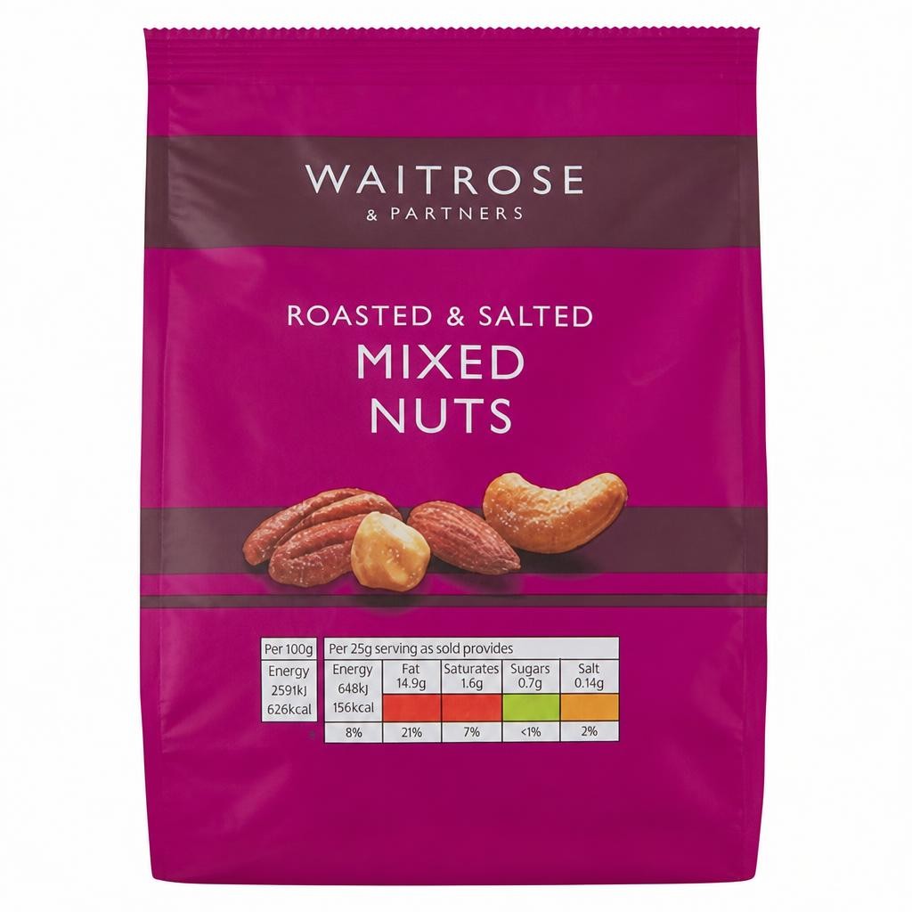 Waitrose Roasted Salted Mixed Nuts