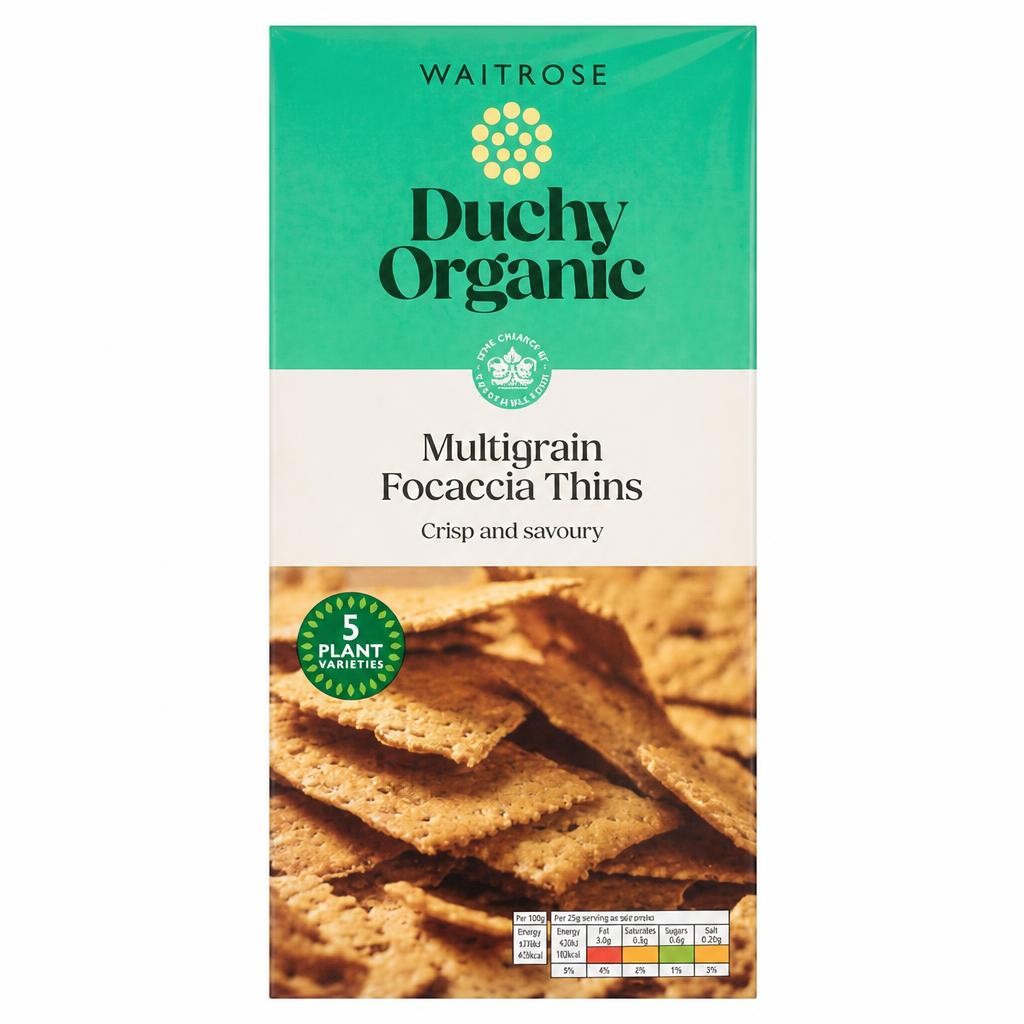 Duchy Organic Multigrain Focaccia Thins
