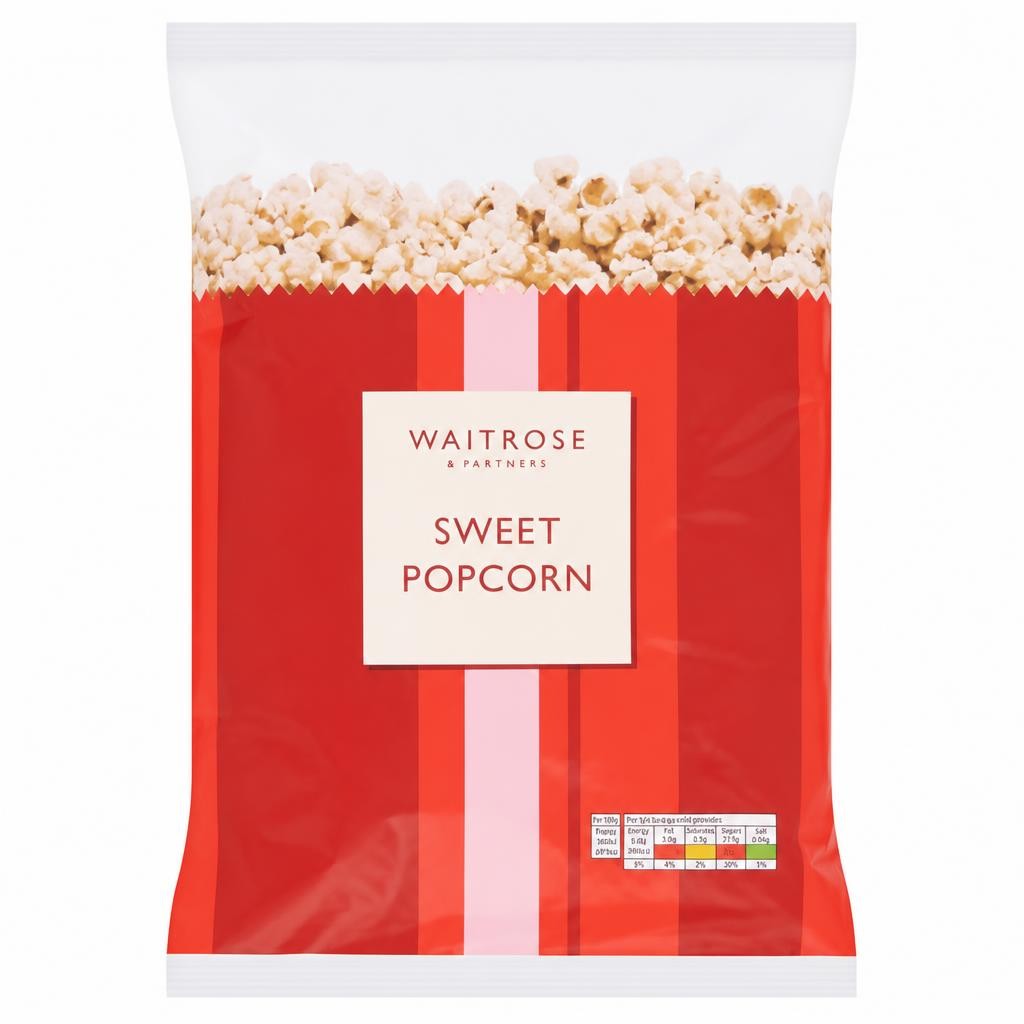 Waitrose Sweet Popcorn Sharing Bag