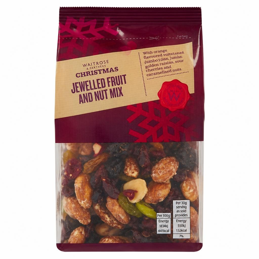 Waitrose Christmas Jewelled Fruit & Nut Mix