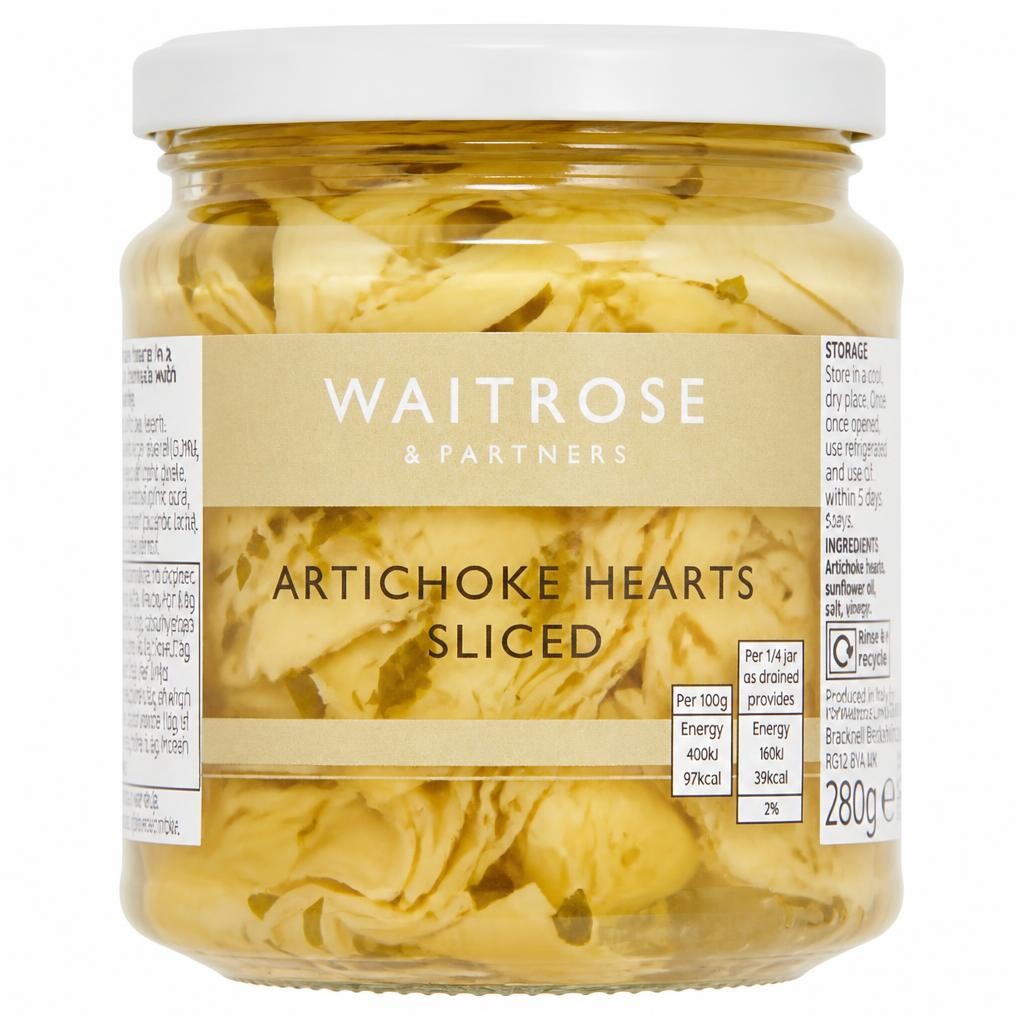 Waitrose Sliced Artichoke Hearts