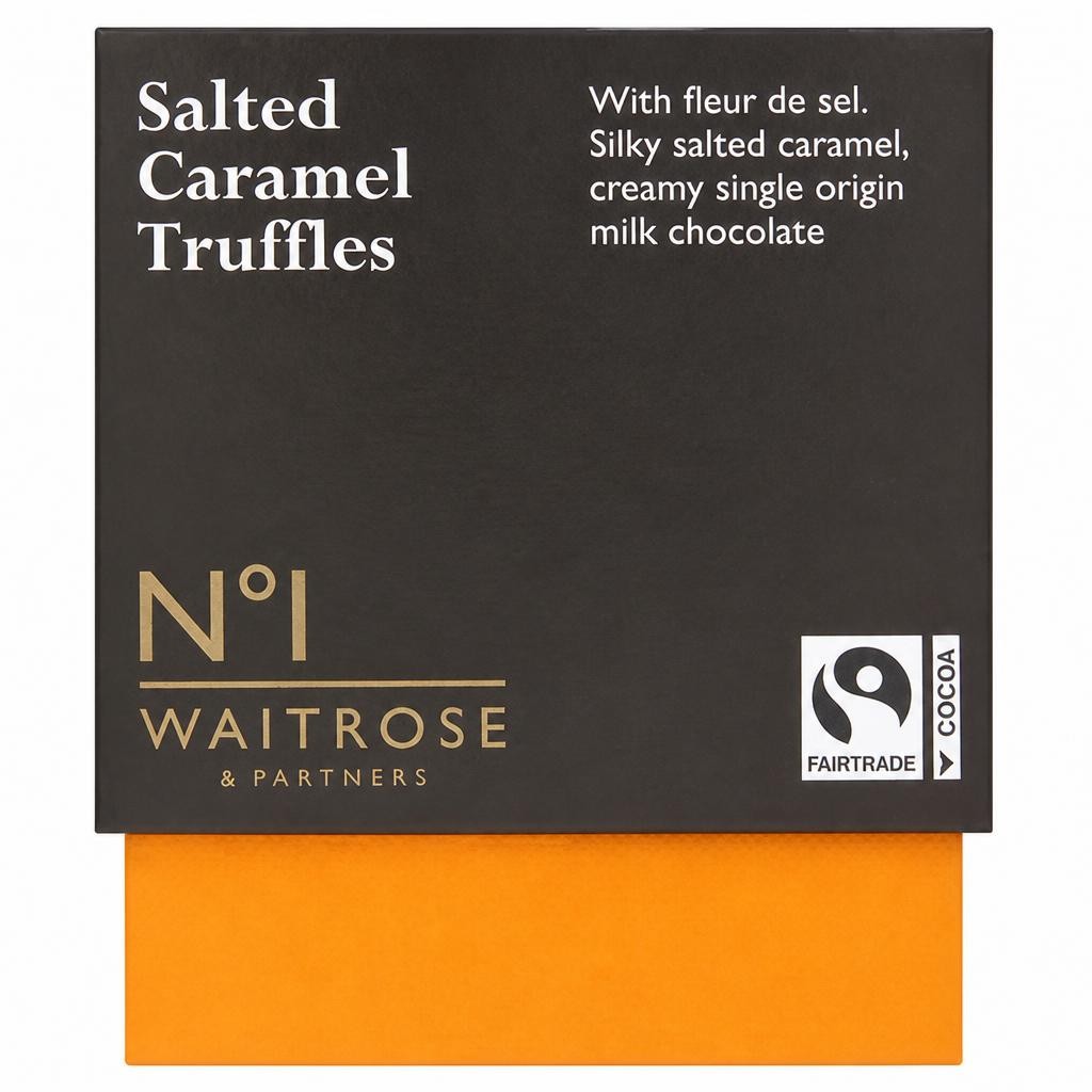 No.1 Fairtrade Salted Caramel Truffles
