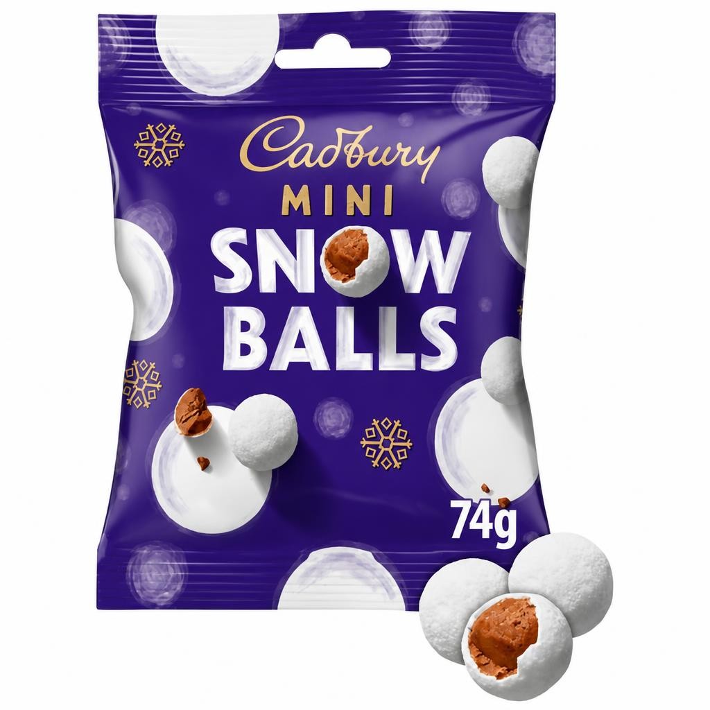 Cadbury Mini Snowballs Milk Chocolates Bag