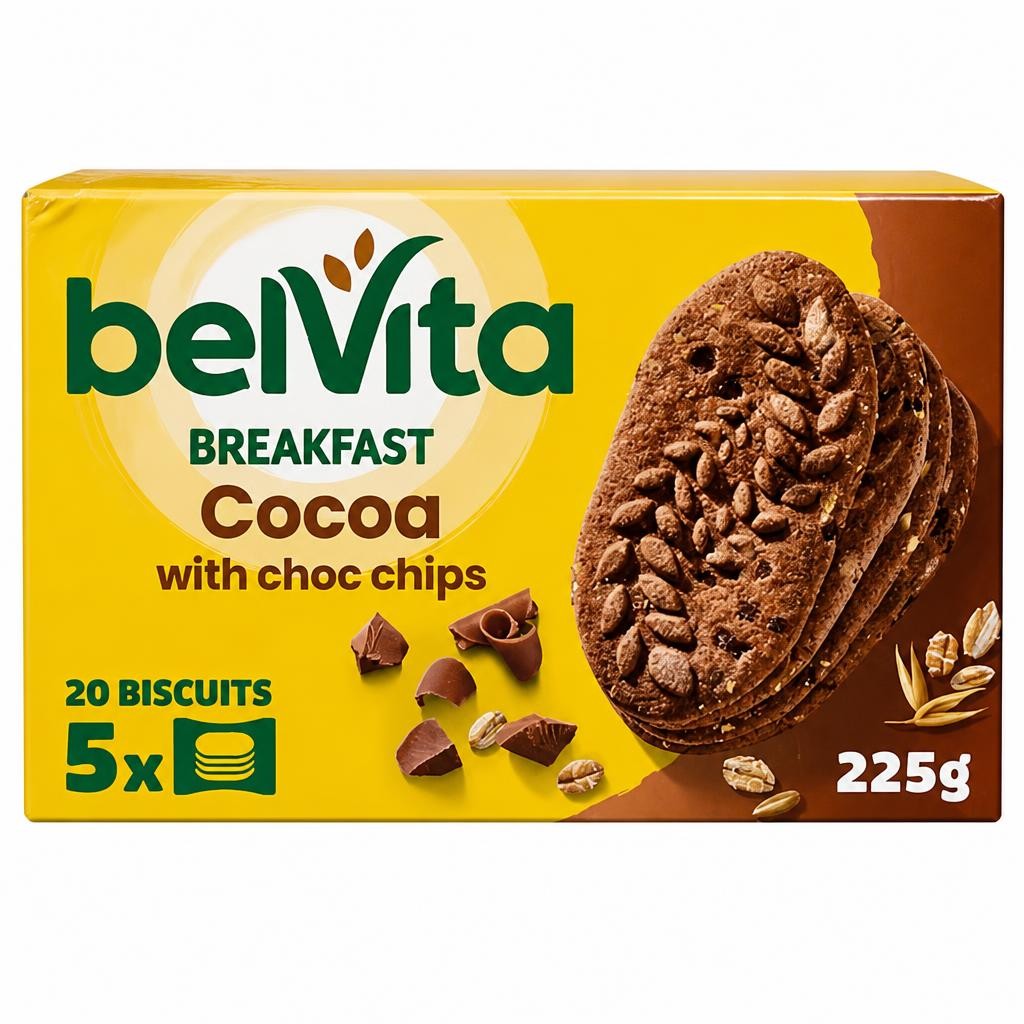 Belvita Chocolate Chip Cereal Biscuit Snack Bars Multipack
