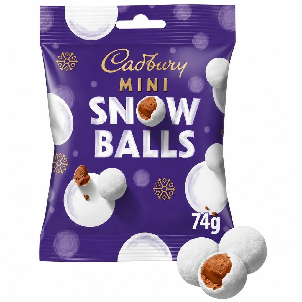 Cadbury Mini Snow Balls Chocolate Bag