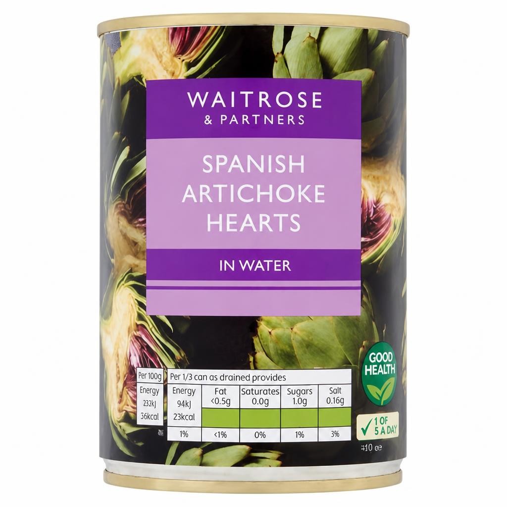 Waitrose Spanish Artichoke Hearts in Water